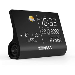 Nasa WSP1300 Black Weather Station/Speaker BT