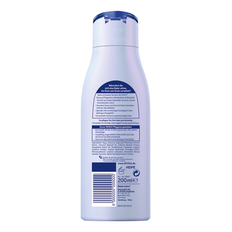 NIVEA 88417 crème et lotion pour le corps 200 ml