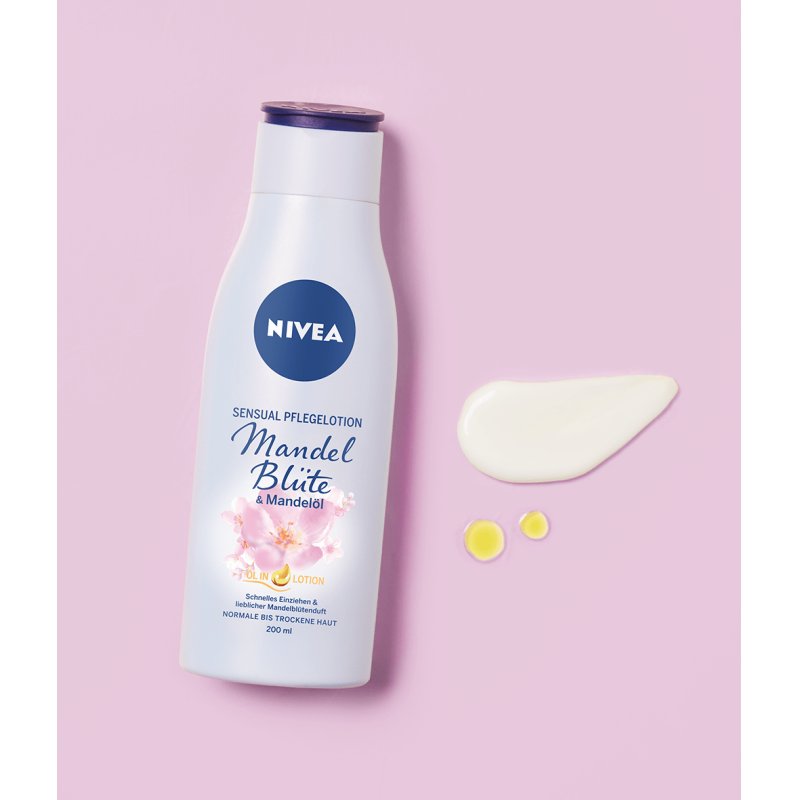 NIVEA Sensual Care Lotion Almond Blossom & Almond Oil 200ml
