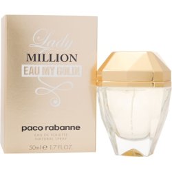 Paco Rabanne Lady Million Eau My Gold Eau De Toilette 50ml Women Spray