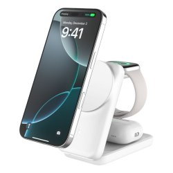 Belkin UltraCharge 25W Qi2 magn. 3-in-1 Lad.klappb.ws. WIZ036kqWH