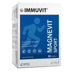 Magnevit Leriva Magnevit Sport - Magnesium Dietary Supplement 30 Capsules