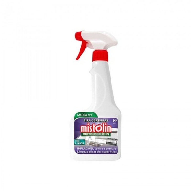 Mistolin Grease Remover With Bleach Liquid Gun 545 Milliliters