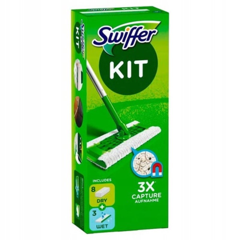 Procter & Gamble Swiffer Mop Starter Set 8 Dry 3 Wet