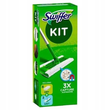 Procter & Gamble Swiffer Mop Starter Set 8 Dry 3 Wet