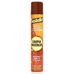 Destello Furniture Cleaner Aerosol Nourishes And Protects Spray 300 Milliliters