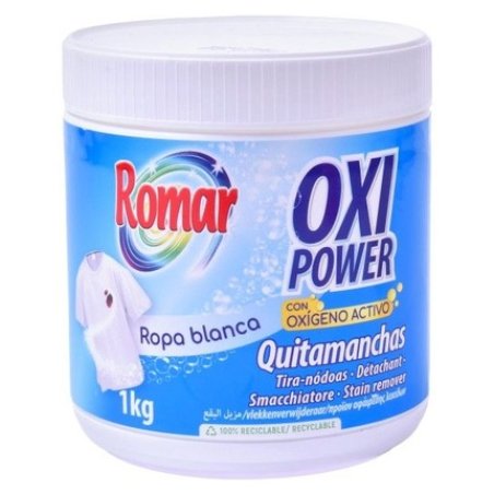 Romar Oxy Power Stain Remover Powder White 1 Kilogram