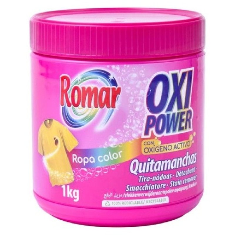 Romar Oxy Power Stain Remover Powder For Clothes 1 Kilogram