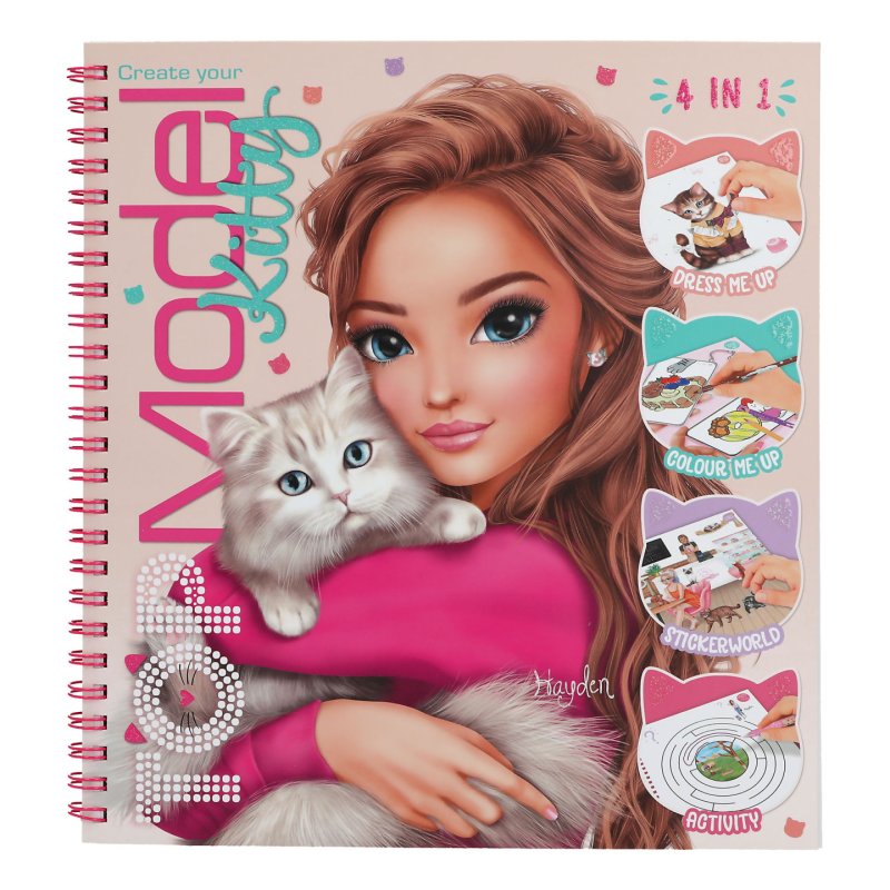 Topmodel - Kitty Colouring Book (0414213)