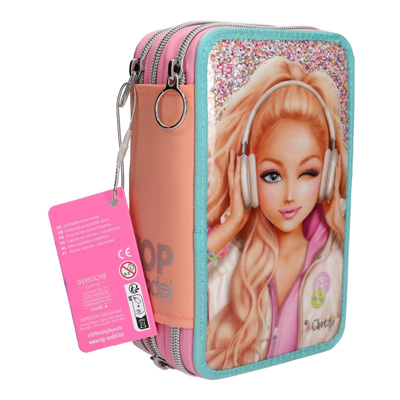 TOPModel Triple Pencil Case MUSIC