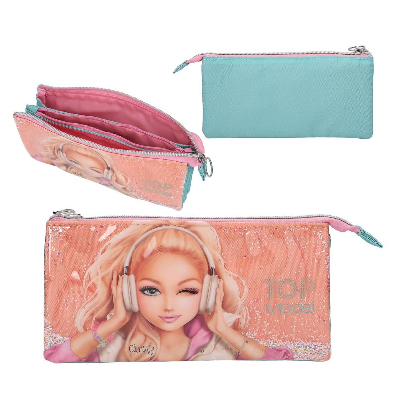 TOPModel 0414104 trousse à crayons Bac à stylos Polyester, Zinc Multicolore