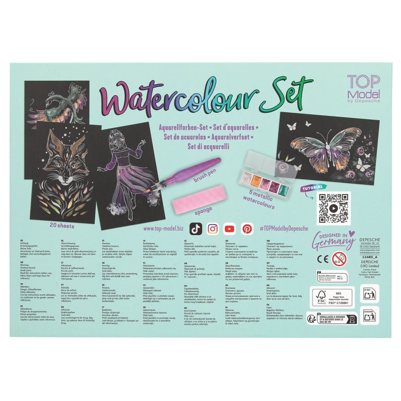 Topmodel - Metallic Watercolour Set (0413485)