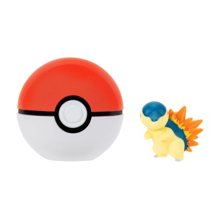 Pokémon - Clip N Go Cyndaquil with Poke Ball (PKW4608)