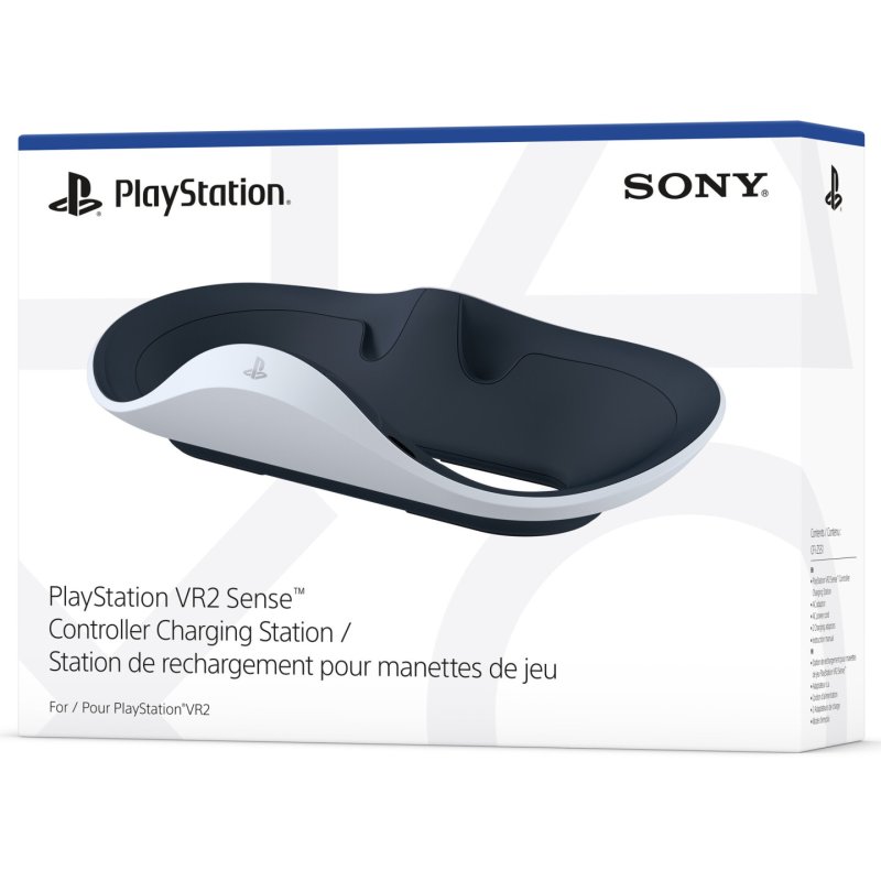 Sony Interactive Entertainment PlayStation VR2 Sense controller charging station Freestanding Plastic Black, White