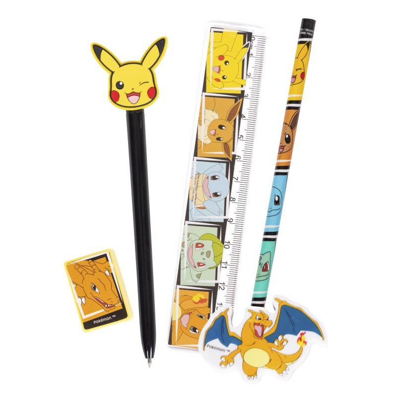 Pokémon 70429 coffret cadeau de stylos et crayons Stylo à bille Crayon à la mine de graphite Blister
