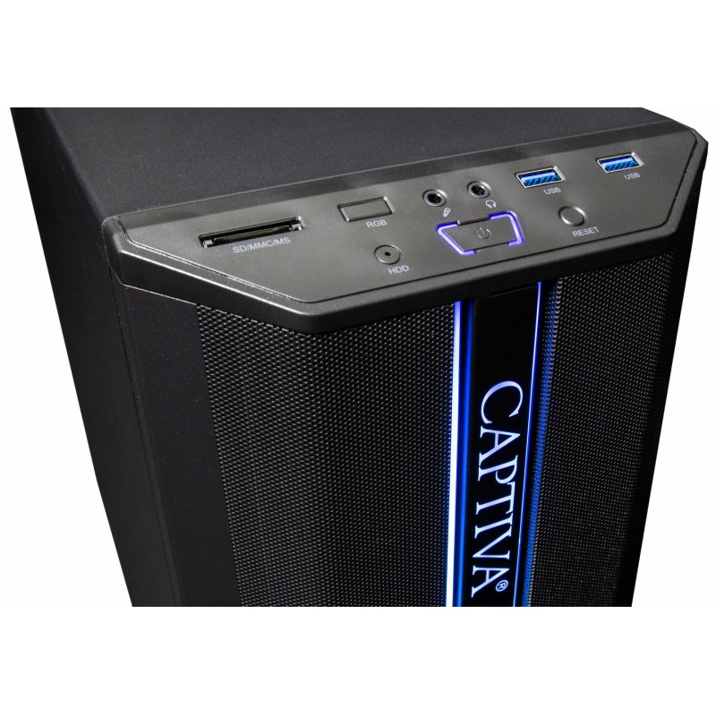 CAPTIVA Power Starter R69-384 AMD Ryzen™ 5 5600G 16 GB DDR4-SDRAM 500 GB SSD Desktop PC Black