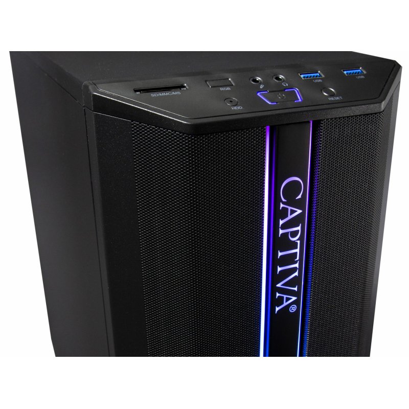 CAPTIVA Power Starter R69-315 AMD Ryzen™ 5 5600G 16 Go DDR4-SDRAM 500 Go SSD Windows 11 Home PC Noir