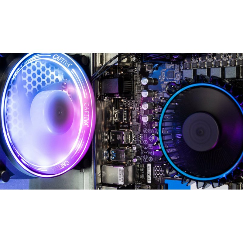 CAPTIVA Power Starter R69-315 AMD Ryzen™ 5 5600G 16 Go DDR4-SDRAM 500 Go SSD Windows 11 Home PC Noir