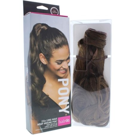 Wave Wrap Around Ponytail R830 Ginger Brown by Hairdo for Women 23 Inch Hair