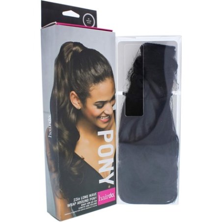 23 Inch Wrap Around Pony Extension By Jessica Simpson R4 Midnight Brown