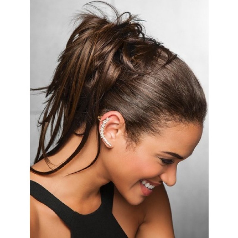 Trendy-Do Hair Wrap Color R29S GLAZED STRAWBERRY Up to 13 inches Long Tru2Life Heat Friendly Elastic Band Synthetic