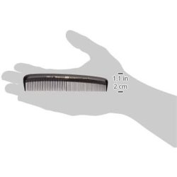 Hercules Sagemann Men's Pocket Comb 600602 With Coarse And Fine Teeth
