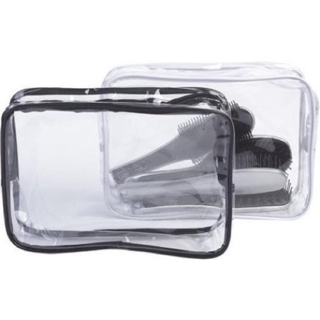 Toilet Bag Transp Pvc 26.5x18x9 Cm White