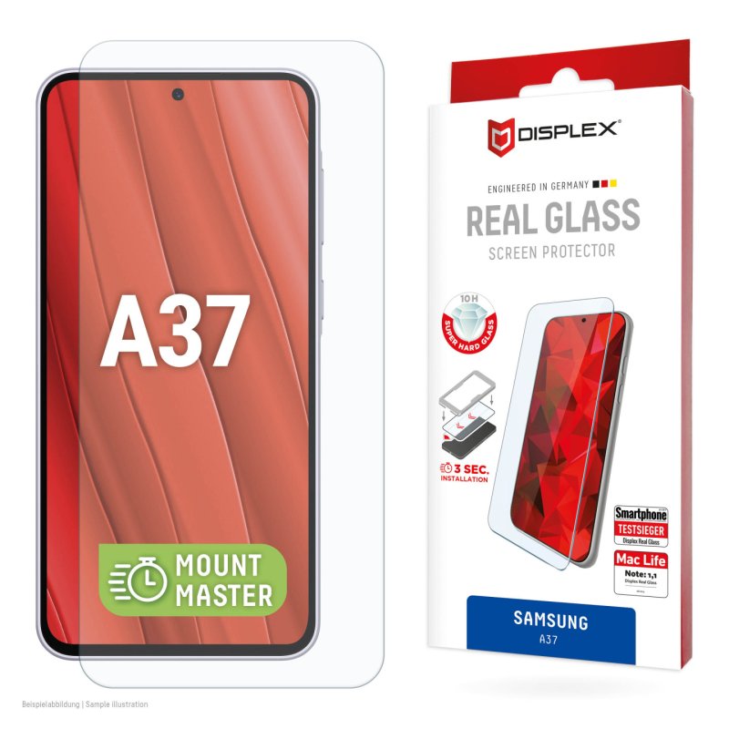 DISPLEX Schutzfolie Real Glass für Samsung Galaxy A37
