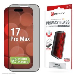 Displex Privacy Screen Protector (10H) for Apple iPhone 17 Pro Max, Privacy Filter
