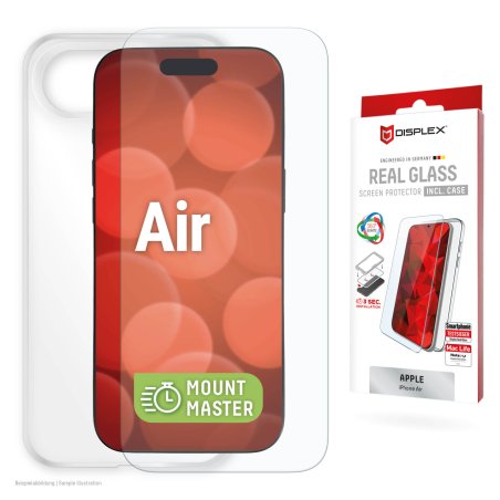 Displex Screen Protector Case for Apple iPhone Air, scratch resistant