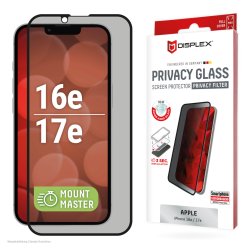 Displex Privacy Screen Protector (10H) for Apple iPhone 16e/17e, Privacy Filter