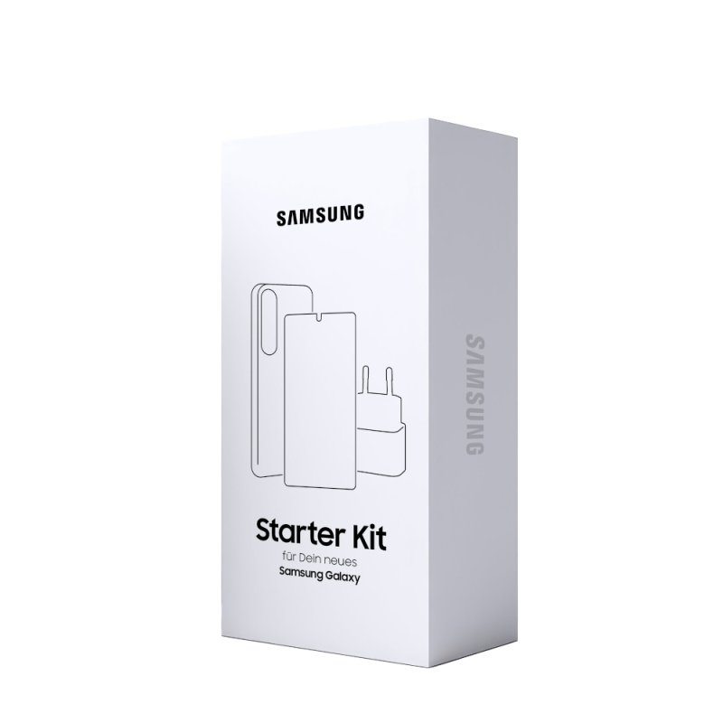 Samsung Starterkit für Galaxy A57 Case Glas Charger