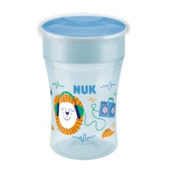 NUK Trinklernbecher Magic Cup 360°-Trinkrand 230ml blau