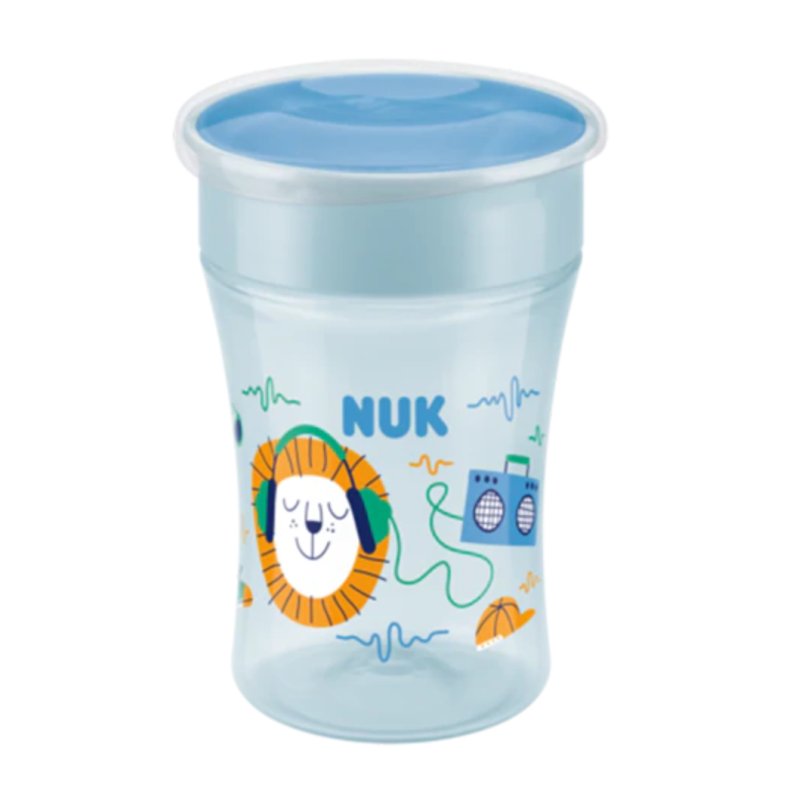 NUK Trinklernbecher Magic Cup 360°-Trinkrand 230ml blau