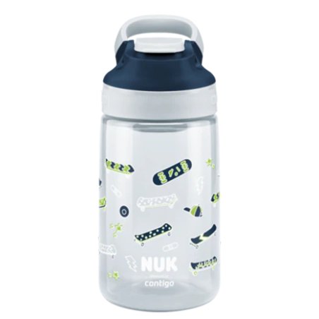 NUK 10255693 biberon 420 ml Bleu, Transparent