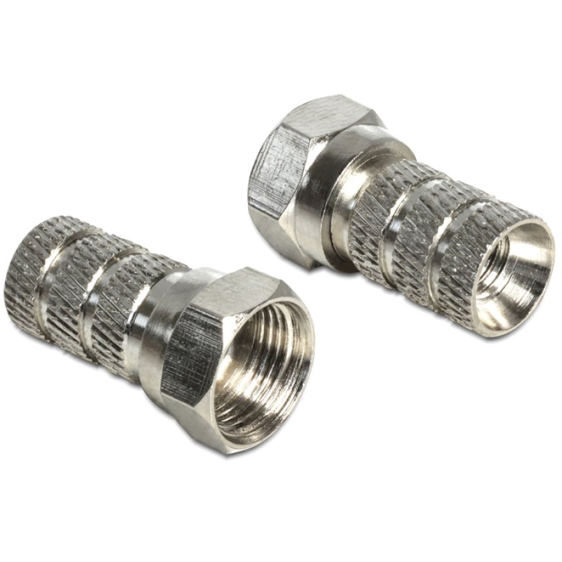 Delock F Stecker für Kabel mit 5,0 - 5,2 mm Durchmesser