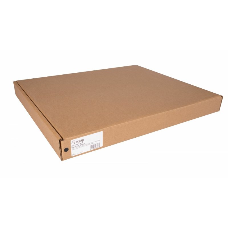 Equip Fixed Shelf 19', 1U, 600MM, Black