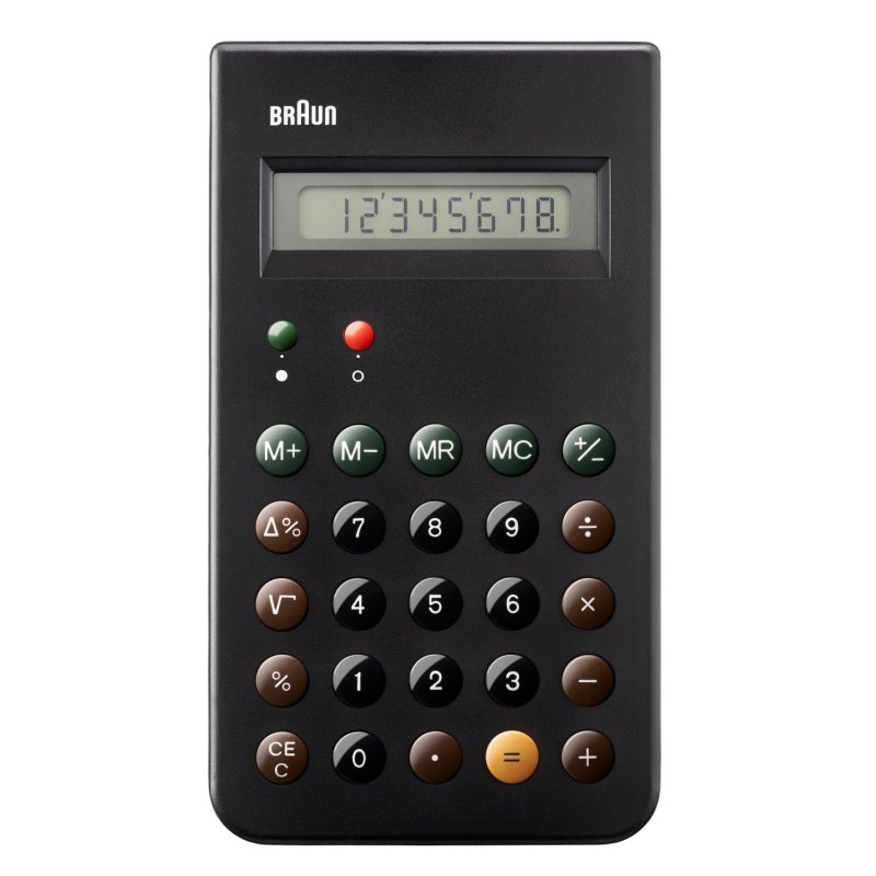 Braun BNE001BK calculator Pocket Basic Black