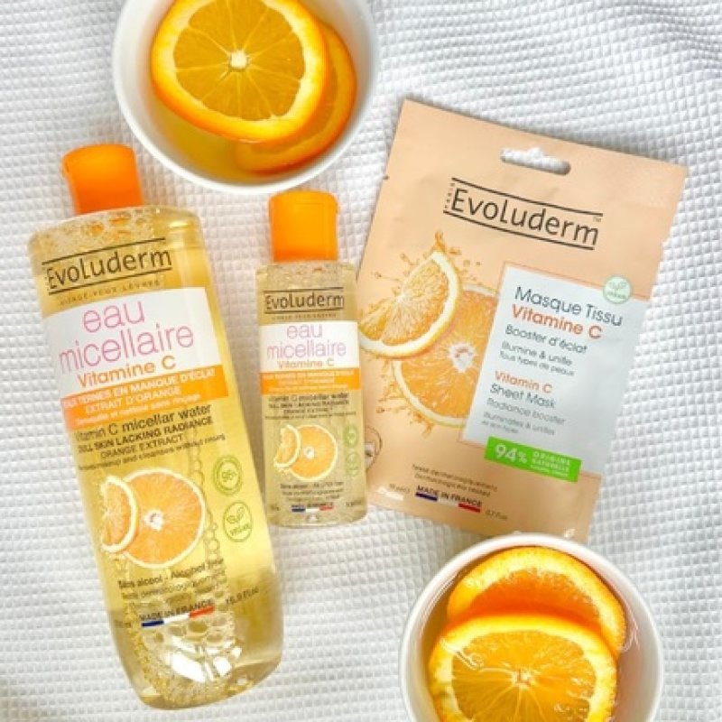Evoluderm Fabric Mask Vitamin C Shine Enhancer 19ml 94 Natural