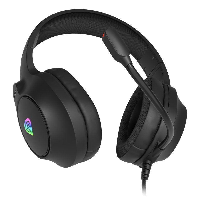 GENESIS NEON 213 Casque Avec fil À la main Appels/Musique USB Type-A Noir