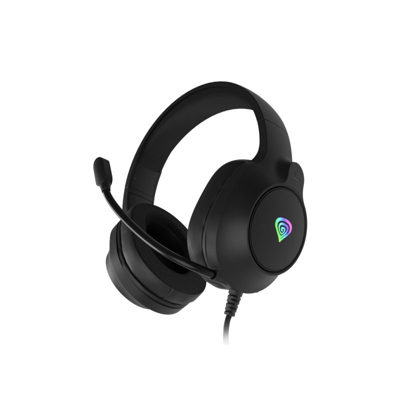 GENESIS NEON 213 Casque Avec fil À la main Appels/Musique USB Type-A Noir