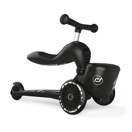 Scoot & Ride Highwaykick 1 LIFESTYLE 2W1 RIDER AND HOLIDAY WITH LOCKED STORAGE BAG 1-5 YEARS ZEBRA