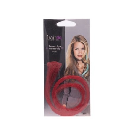 Hairdo Color Strip Red 3x41cm Colored Lock By Hairdo