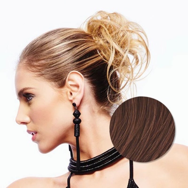 Hairdo Trendy Do Wavy Chestnut Mahogany Copper Hair Elastic