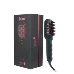 Ikoo E Styler Jet Beluga Black Travel Heated Brush