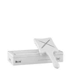 Ikoo Paddle X Pops Platinum White Travel Flat Brush