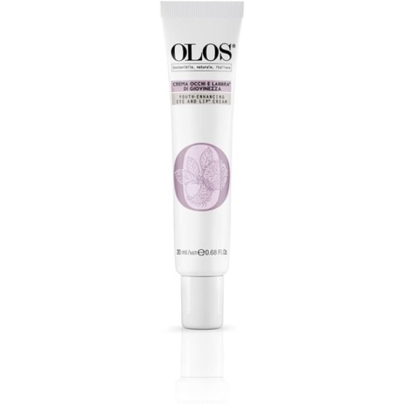 Olos Youth Enhancing Eye Cream and Lip Cream 0.68 Oz - Anti-Aging Under Eye