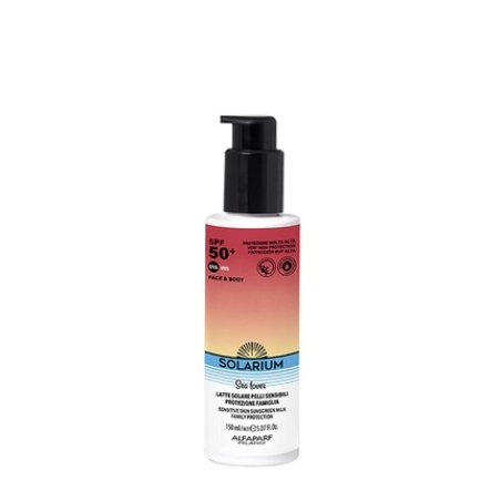 Solarium Sea Lover Solar Milk For Sensitive Skin Spf 50 150ml Face And Body Protection