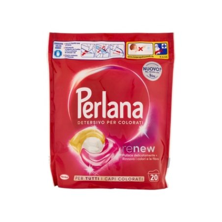 Perlana Renew Caps X 20 Color Laundry Detergent Capsules