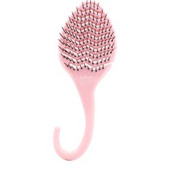 Salon Studio Professional Detangling Brush Flexy Pink With Hook